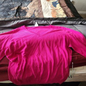 Pink cashmere sweater